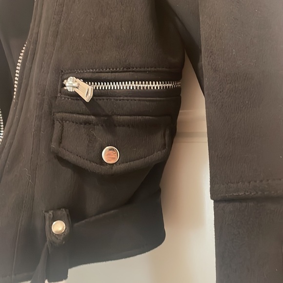 Zara suede moto jacket - Picture 4 of 6